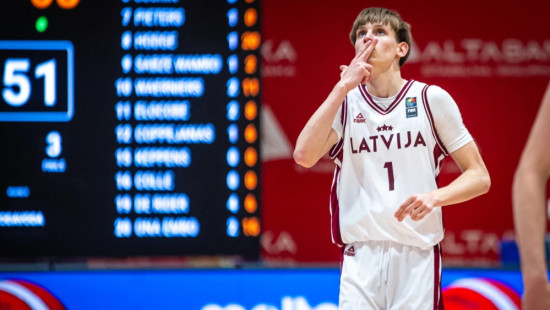 Eiropas čempionātā uzmirdzējušais Valdis Valters dosies uz ASV vidusskolu