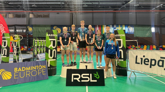 Somijas badmintonisti dominē "RSL Liepāja Beach U17"