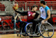 Arēnā cīnās arī ratiņbasketbolisti