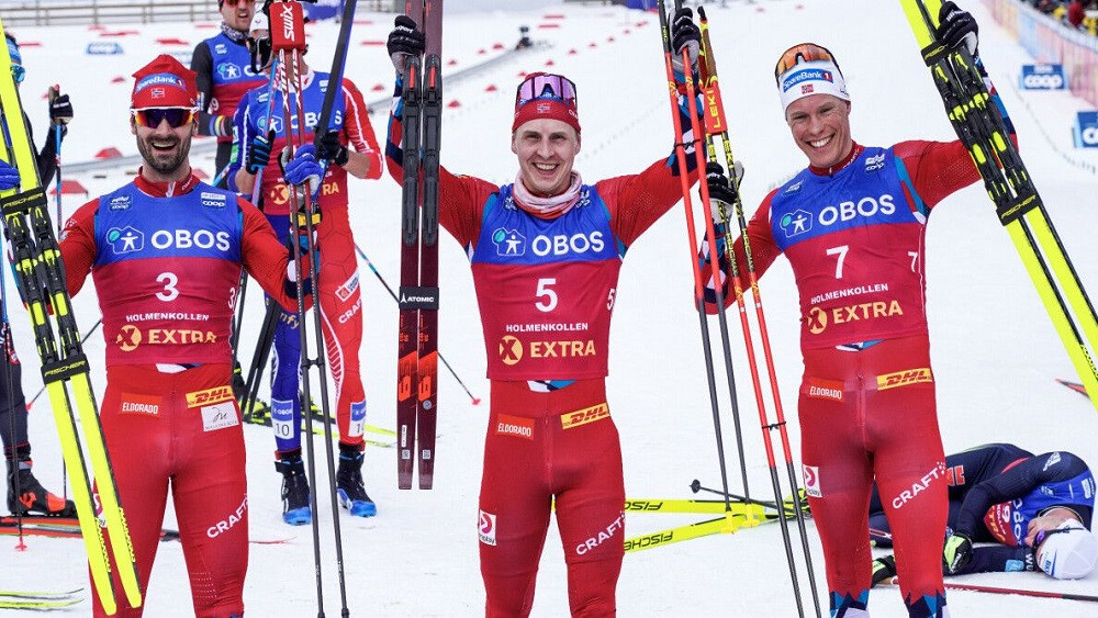 PK 50 km Oslo for kvinner ikke flere ledere, for menn «Norgesmesterskapet» – Vintersport – Sportacentrs.com