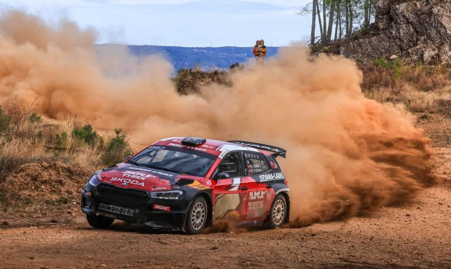 Photo: Sportacentrs.com Mārtiņš Sesks Finishes Fourth in Portugal ERC Opening Stage