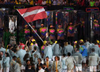 Foto: Olimpisko spēļu atklāšanas krāsas un emocijas