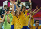 Pekinas čempione Francija Londonas finālā spēlēs ar Zviedrijas handbolistiem