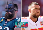 Pirmā brāļu kauja <i>Super Bowl</i> vēsturē - "Eagles" pret "Chiefs"