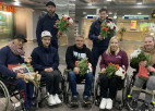 Pasaules čempioni ratiņkērlingā Rožkova un Lasmans gandarīti par izcīnīto godalgu