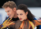 Amerikāņu duets Čoka/Beitss pasaules daiļslidošanas čempionātā uzvar dejās uz ledus