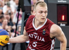 Latvijas 3x3 basketbolisti EK sāk ar divām uzvarām un iekļūst ceturtdaļfinālā