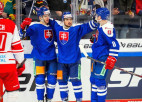 Latvijas pretinieču duelī Slovākijas hokejisti ar 9:0 sakauj norvēģus