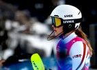Ģērmane pārliecinoši uzvar FIS slaloma sacensībās Itālijā