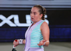 Ostapenko neuzzina pirmo pretinieci Abū Dabī "WTA 500"