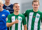 Latvijas izlases futbolisti kopā sanāk savu pirmo klubu kreklos