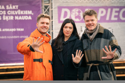 Šodien sākas labdarības maratons „Dod pieci!”, lai palīdzētu cilvēkiem, kurus no dzīvības šķir nauda