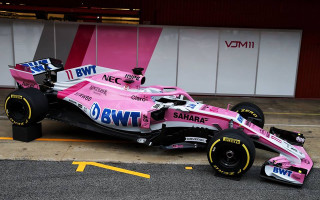 Foto: "Force India" Barselonā oficiāli prezentē jauno F1 modeli