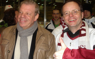 Foto: Vācijas latvieši fano par hokeju