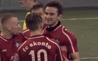 Video: Kad Virslīga pienes ūdeni 1. līgai: "hat-trick" nokārto ar "šķērīti"