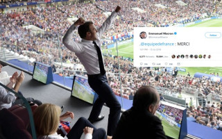 PK fināla "Twitter" čalas: prezidenta Makrona un visas Francijas lielie prieki