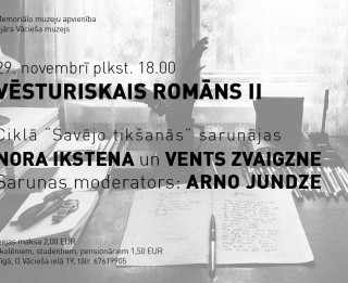 Ojāra Vācieša muzejā runās par vēsturisko romānu
