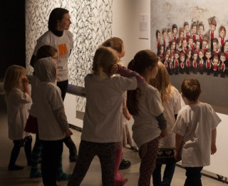 Izglītojoša programma bērniem “Es arī!” izstāžu zālē “Rīgas mākslas telpa”