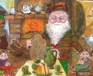 Jauna bērnu pasaku grāmata – “Mazrumpītis uz Ziemassvētku vecītis”