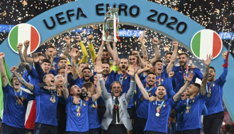 "Euro 2020" skaitļos: Itālijai divreiz vairāk sitienu pa vārtiem nekā Anglijai