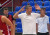 Basketbolisti Jeseņicē piešauj spēles zāles grozus