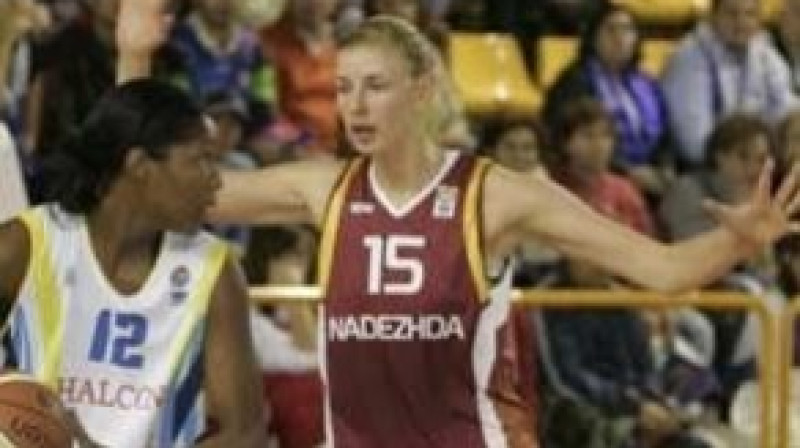 Zane Tamane 16 minūtēs bija tuvu "double-double"
Foto: www.fibaeurope.com