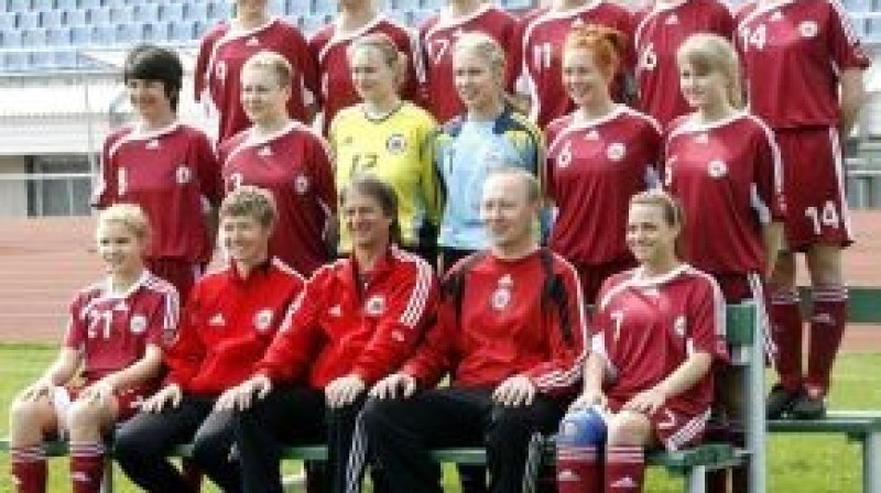 Latvijas sieviešu futbola izlase
Foto: LFF