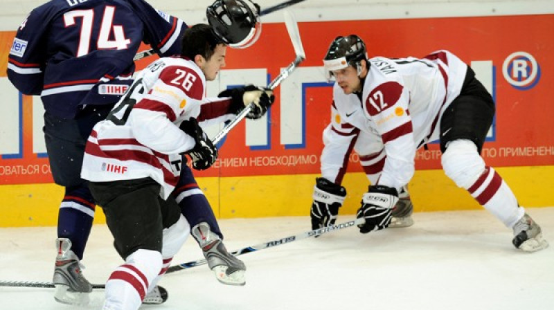 ASV hokejisti šodien tomēr bija fiziski pārāki
Foto: Romāns Kokšarovs, Sporta Avīze, f64