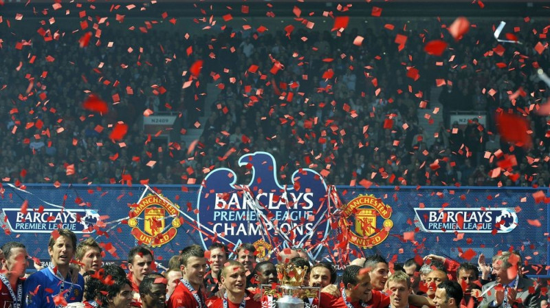 "Manchester United" triumfē
Foto: AFP