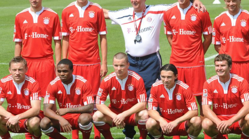 Luiss van Gāls un astoņi "Bayern" jaunpienācēji
Foto: AP
