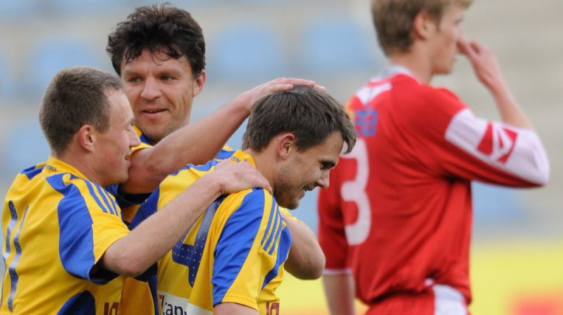 FK "Ventspils" futbolisti šovakar varēs uzlabot
statistiku un garastāvokli pirms cīņām Eirokausos
Foto: Romans Kokšarovs, Sporta Avīze, f64