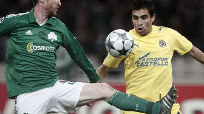 "Panathinaikos" pret "Villarreal" šopavasar Čempionu līgas astotdaļfinālā
Foto: AFP