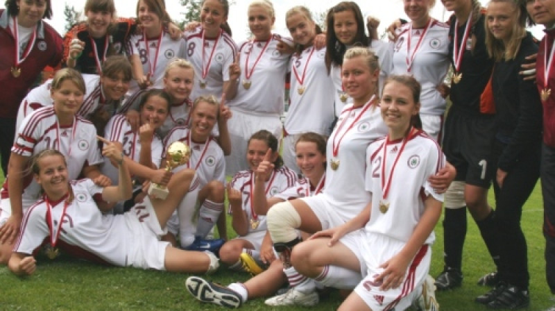 Latvijas U-17 meiteņu izlase - Baltijas čempiones
Foto: LFF