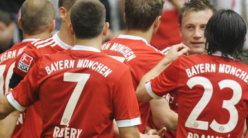 "Bayern" priecājas
Foto: AFP