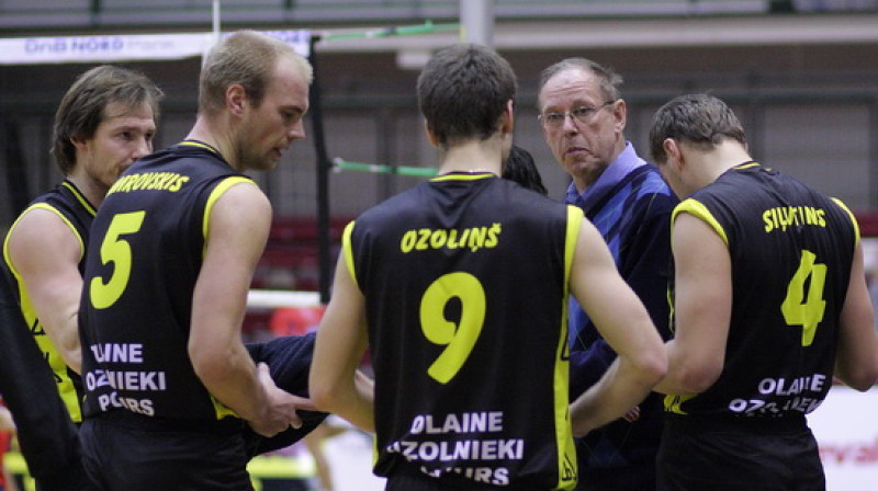 Biolars-Olaine/Ozolnieki komandas volejbolisti
Foto: sport.err.ee/