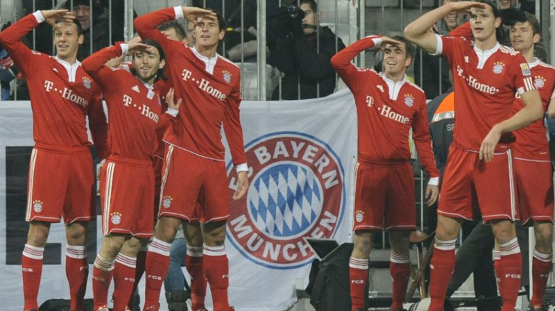 "Bayern" atzīmē pirmo vārtu guvumu
Foto: AP/Scanpix