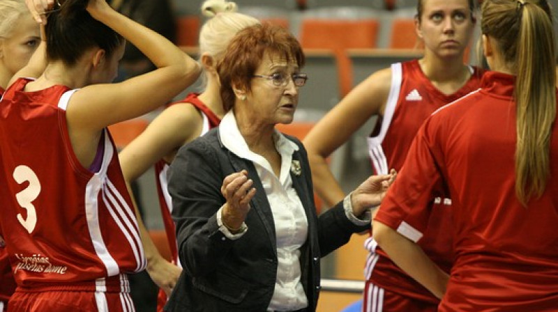 "Liepājas Metalurga" basketbola komandas galvenā trenere Līvija Alpe-Lūka. Foto: Mārtiņš Sīlis.