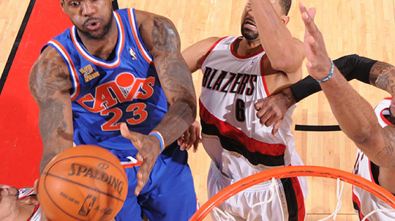 Lebrons Džeimss pret "Trail Blazers"
Foto: nba.com