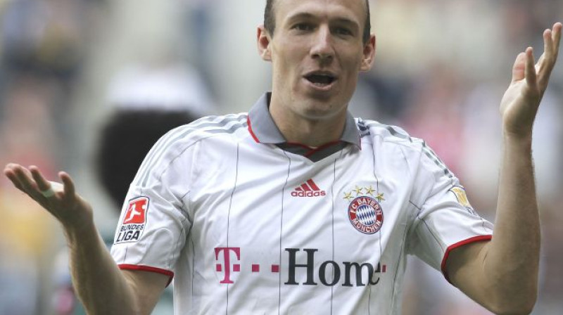 Arjens Robens "Bayern" ved pretī triumfam
Foto: AFP/Scanpix