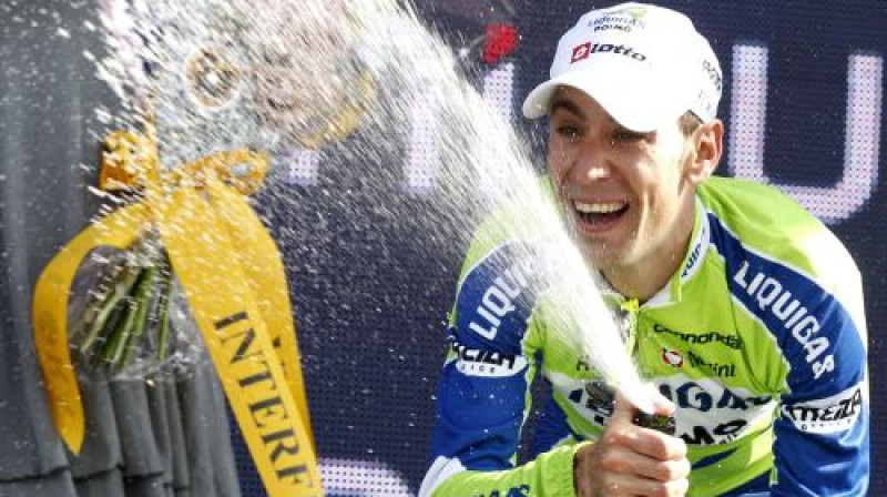 Vičenco Nibali ("Liquigas-Doimo")
Foto: AFP/ Scanpix