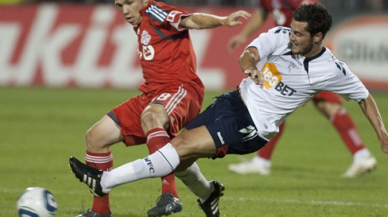 "Toronto FC" - Boltonas "Wanderers" spēles epizode
Foto: AP/Scanpix