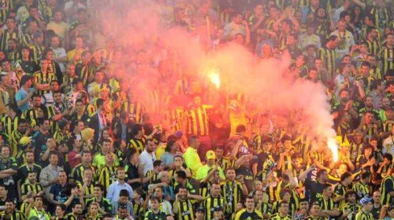 ''Fenerbahce'' kluba līdzjutēji
Foto: TURKPIX/Scanpix