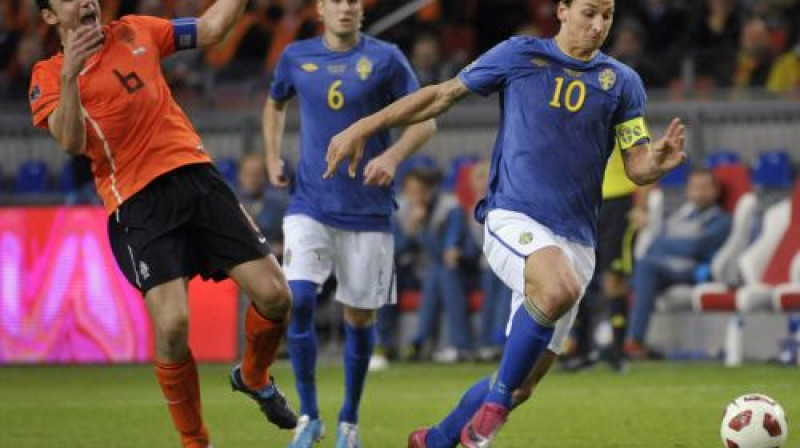 Marks van Bommels un Zlatans Ibrahimovičs
Foto: Scanpix Sweden
