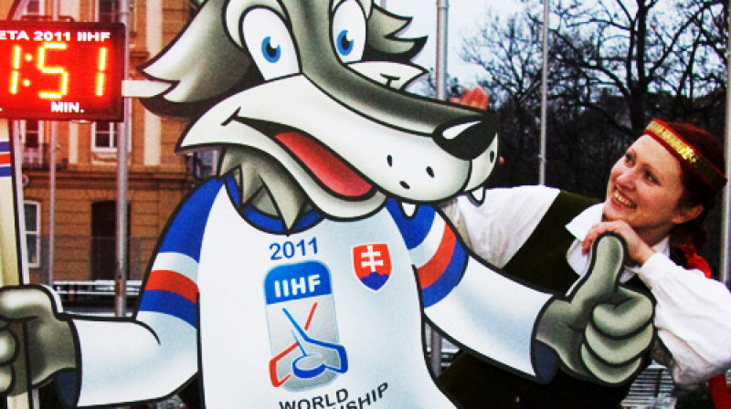 Uz Bratislavu, visticamāk, dosies vairāki tūkstoši Latvijas hokeja izlases atbalstītāju.
Foto: Edgars Burmistris
