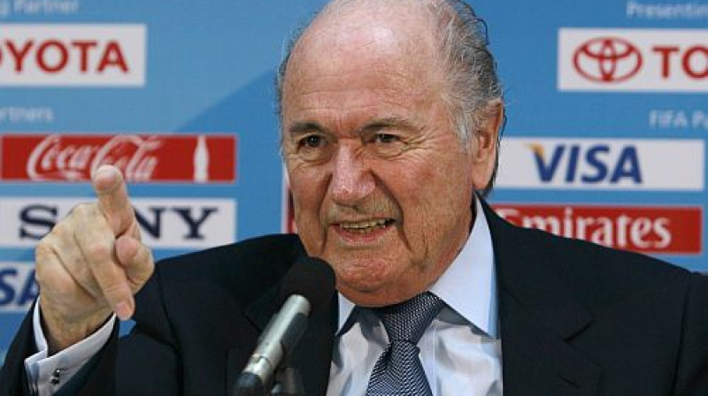 FIFA prezidents Zeps Blaters
Foto: Reuters/Scanpix
