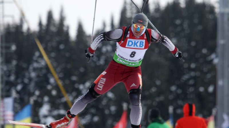 Edgars Piksons iedzīšanas distancē
Foto: Reuters/Scanpix