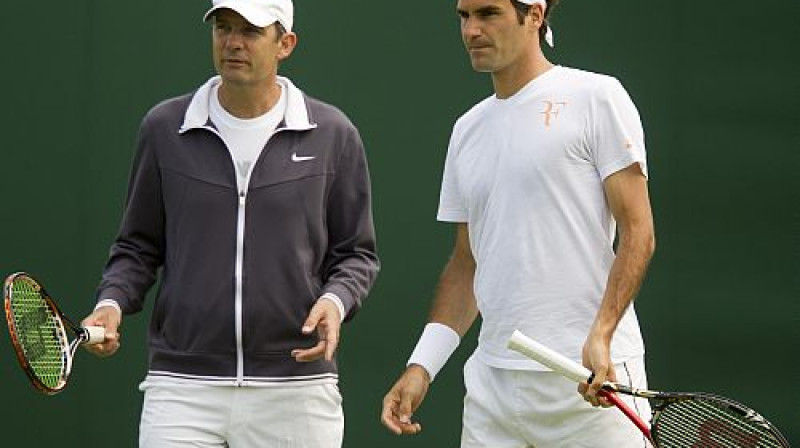Rodžers Federers treniņā
Foto: Professional Sport/Scanpix