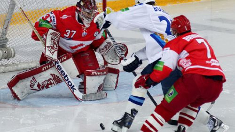 Epizode no spēles starp "Spartak" un "Barys"
Foto: championat.com