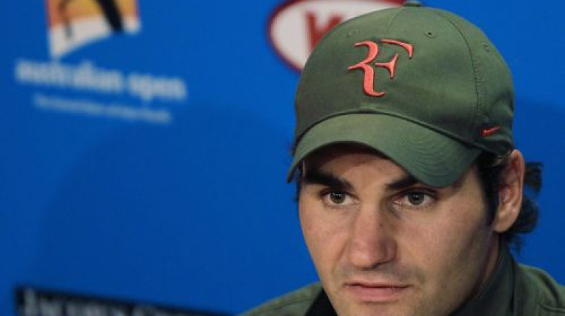 Rodžers Federers pēc zaudējuma Rafaelam Nadalam
Foto: Reuters/Scanpix