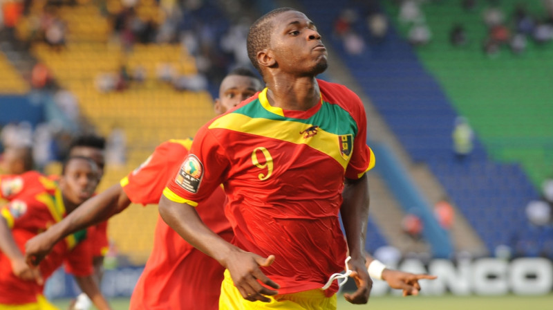 Sadio Diallo Gvinejas izlases labā guva divus vārtus
Foto: AFP/Scanpix